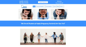 Image of New Website Redesign for Oasis Pregnancy Care Centers in Tampa