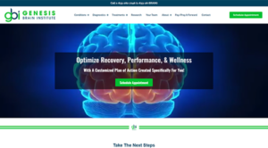 Screenshot of HIPAA Compliant Medical Website Design for Tampa Brain Treatment Center