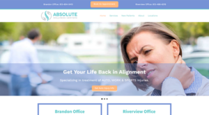 Image of a HIPAA Compliant Chiropractic Website Redesign for Riverview and Brandon FL Chiropractor